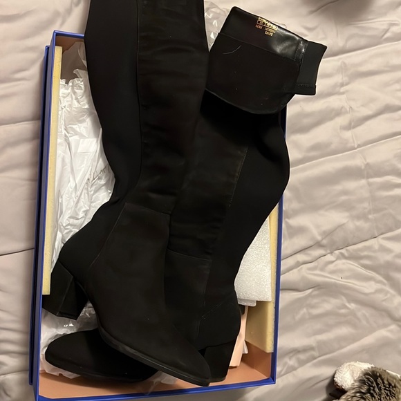 Brand new never worn Start Weitzman Harper 60 black suede (over the knee) - Picture 2 of 5